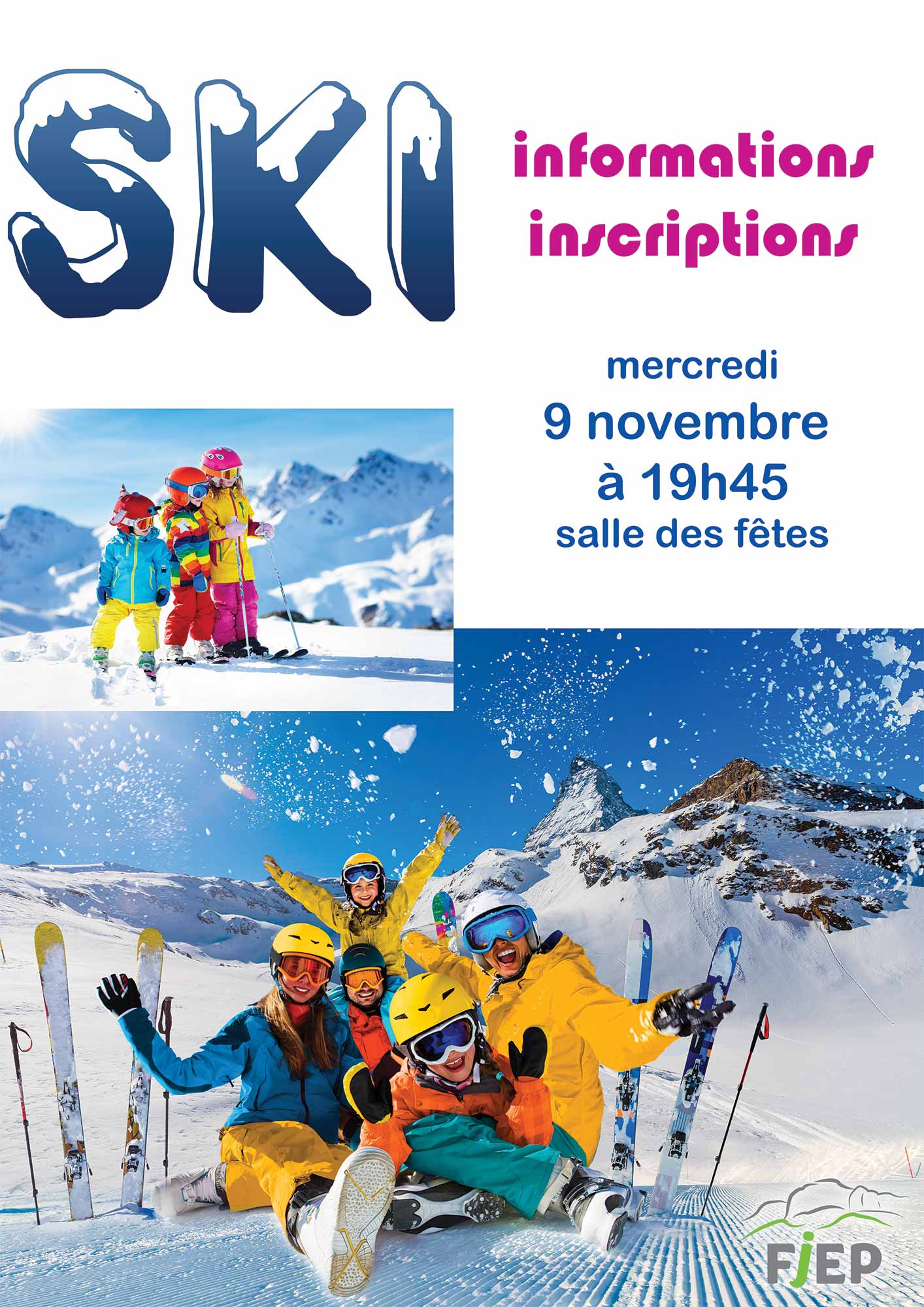 ski piste enfant