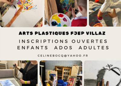 Arts plastiques enfants, ados et adultes