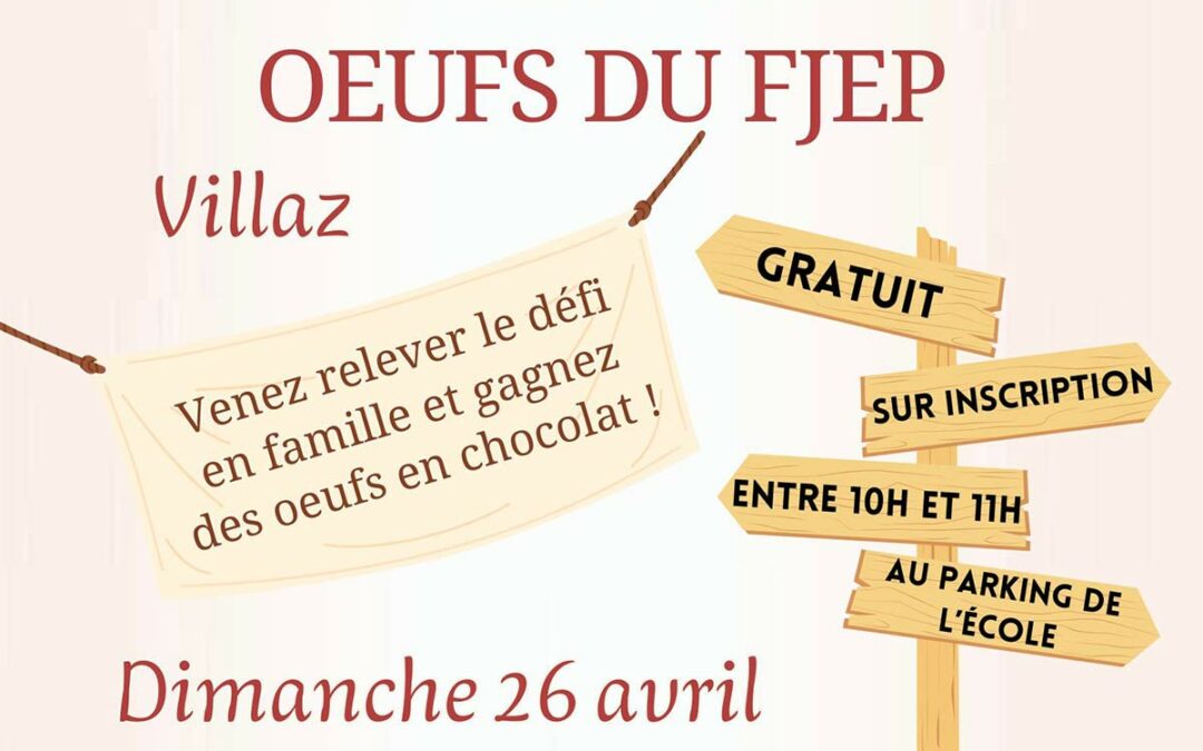 Chasse aux œufs dimanche 26 avril 202